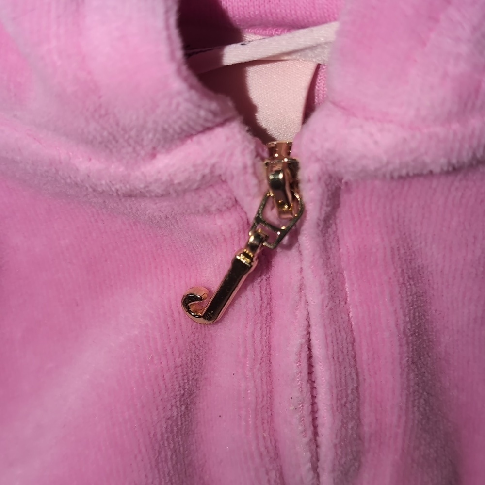 Juicy Couture Velor Zip Up Hoodie - Picture 6 of 7